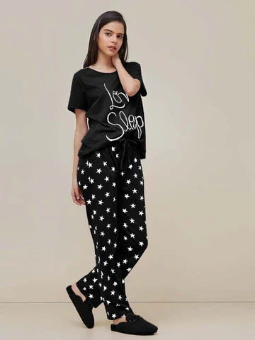 Black Love Sleep Printed