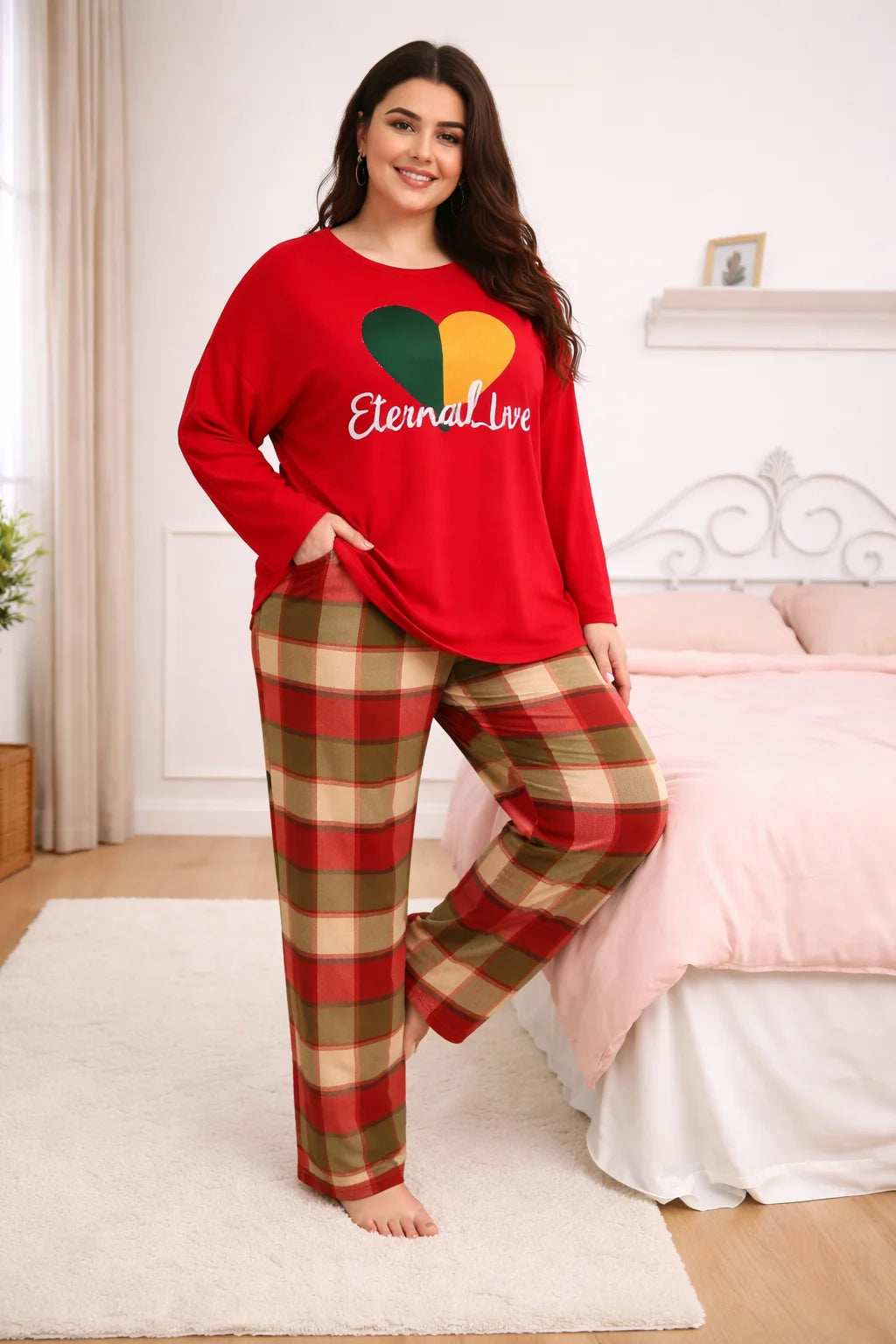 RED ETERNAL LOVE NIGHTWEAR