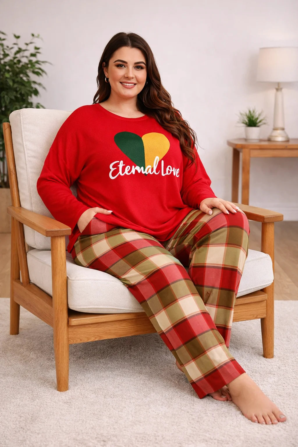 RED ETERNAL LOVE NIGHTWEAR